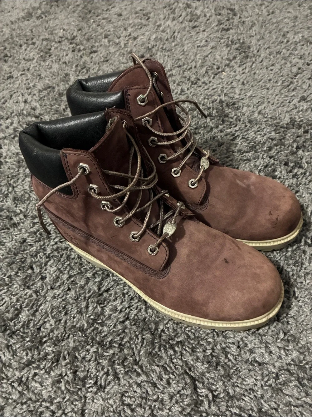 Brown timberland boots